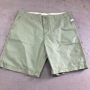 Old Navy Mens Lived-In Straight Chino Shorts Sage Green Size 40 Casual Summer